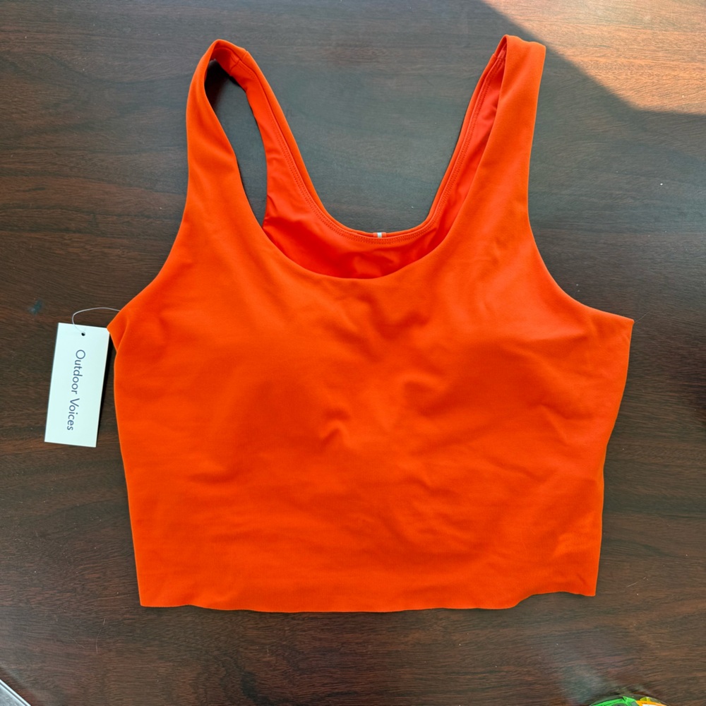 Outdoor Voices Tank Top Built in Bra with Pads